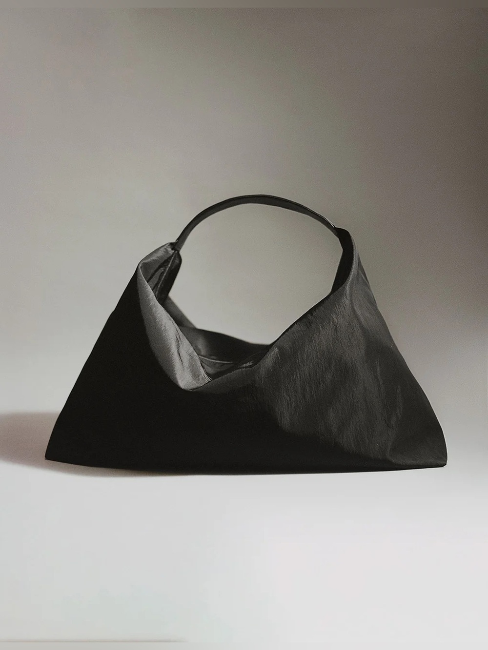 Attersee The Ven Bag In Technical Satin Black